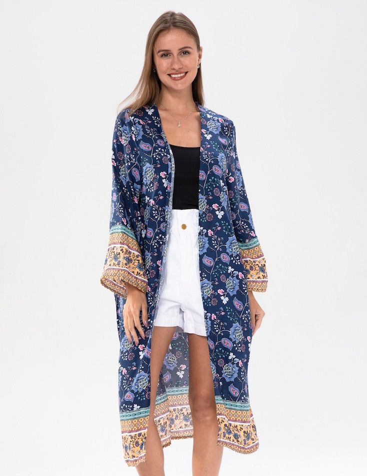 Navy Cotton Cardigans