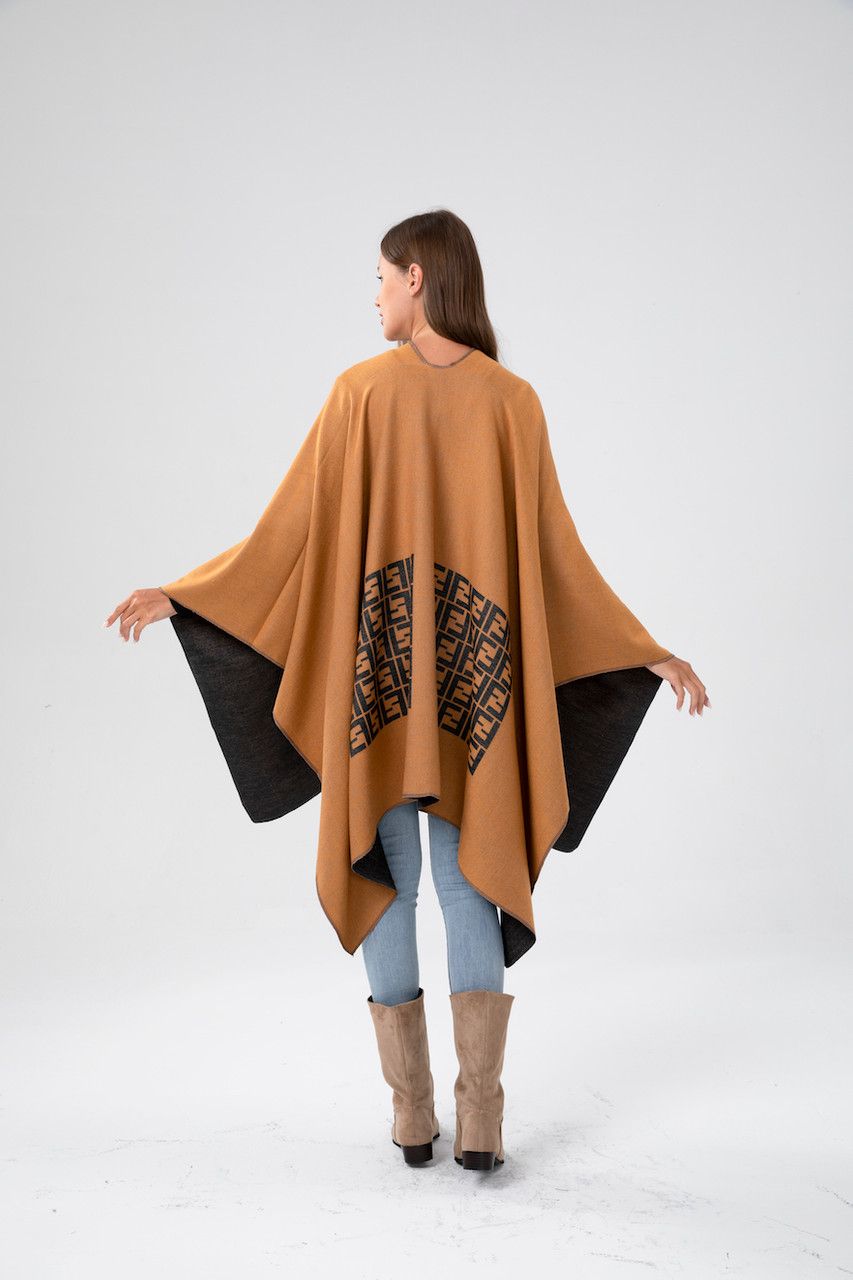 Mustard Reversible Cape