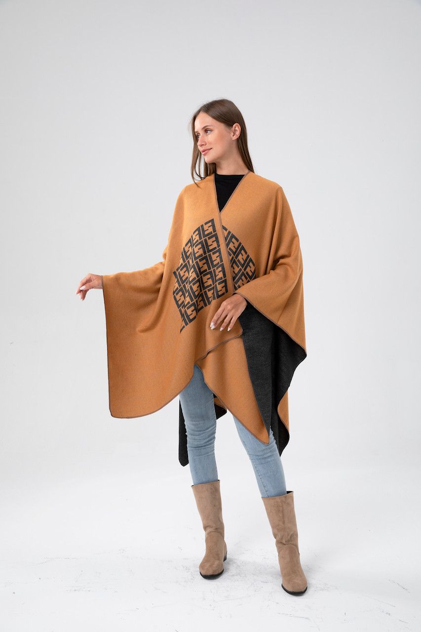 Mustard Reversible Cape