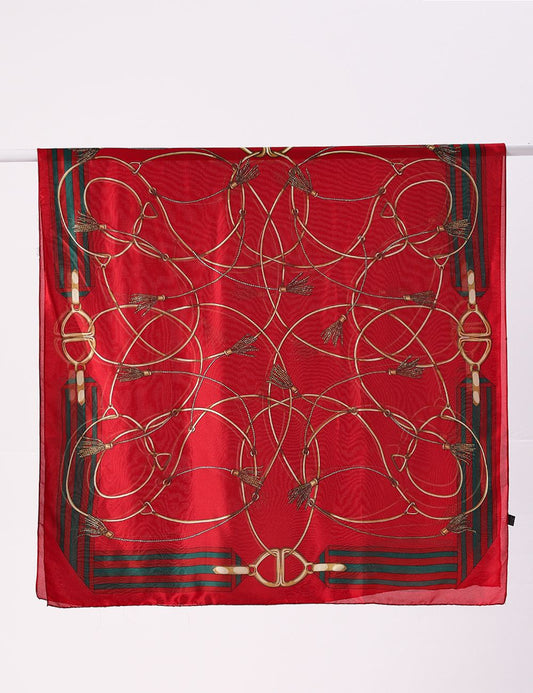 Red Equestrian Hijab