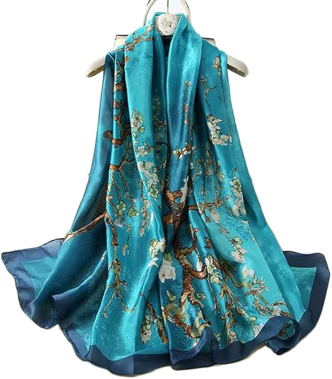 Turquoise Floral Hijab