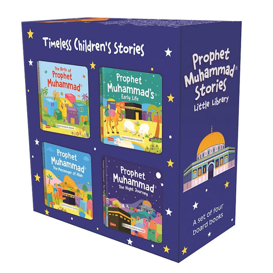 Prophet Muhammad Stories - Little Library (4 Board Books Set) - Chaddors