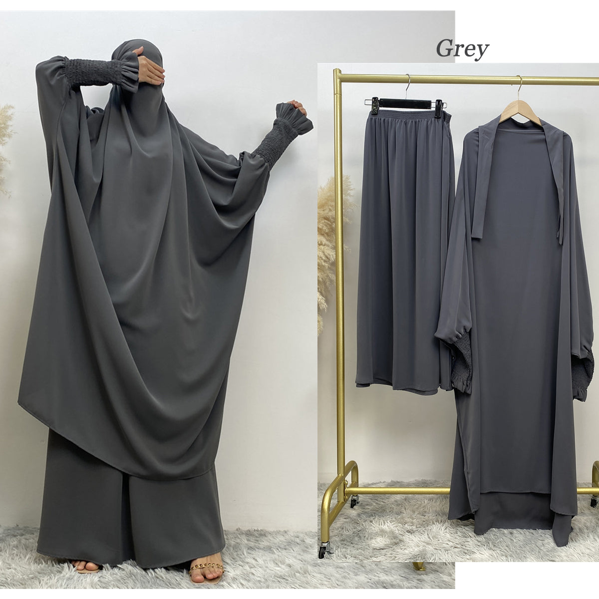 Luxury 2 Pc Jilbab - Chaddors