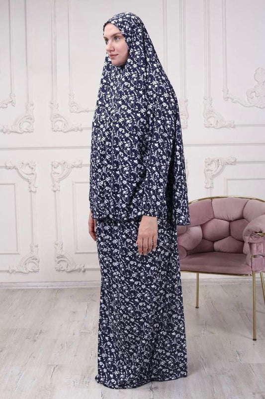 2‑Piece Floral Prayer Dress - Chaddors