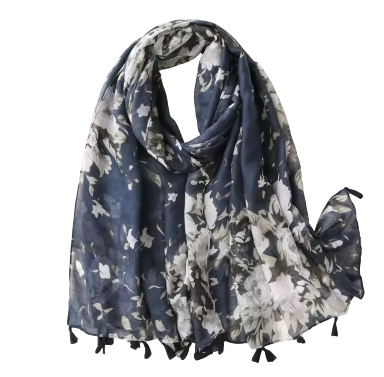 Printed Tassel Hijabs - 2 (Multiple Designs)
