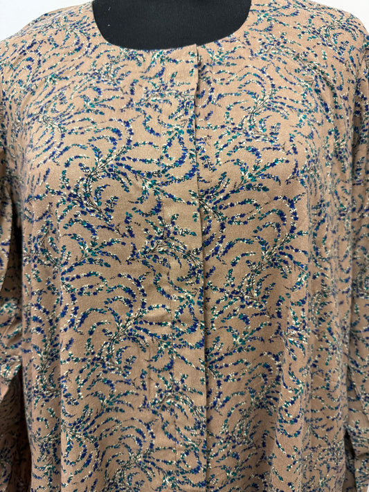 Almond Print Hajj Abaya - Chaddors