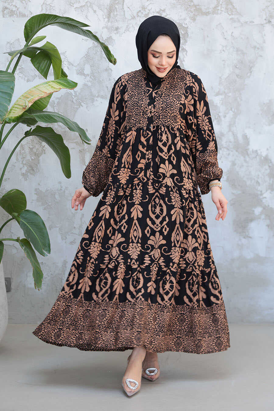 Almond Print Summer Dress