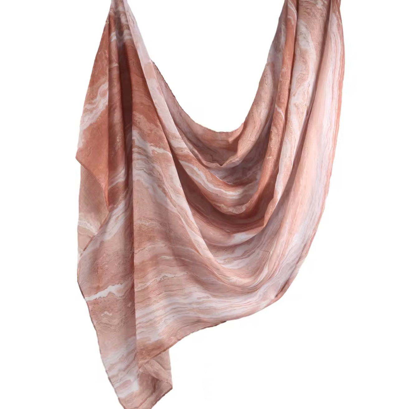 Peach Terrain Modal Print