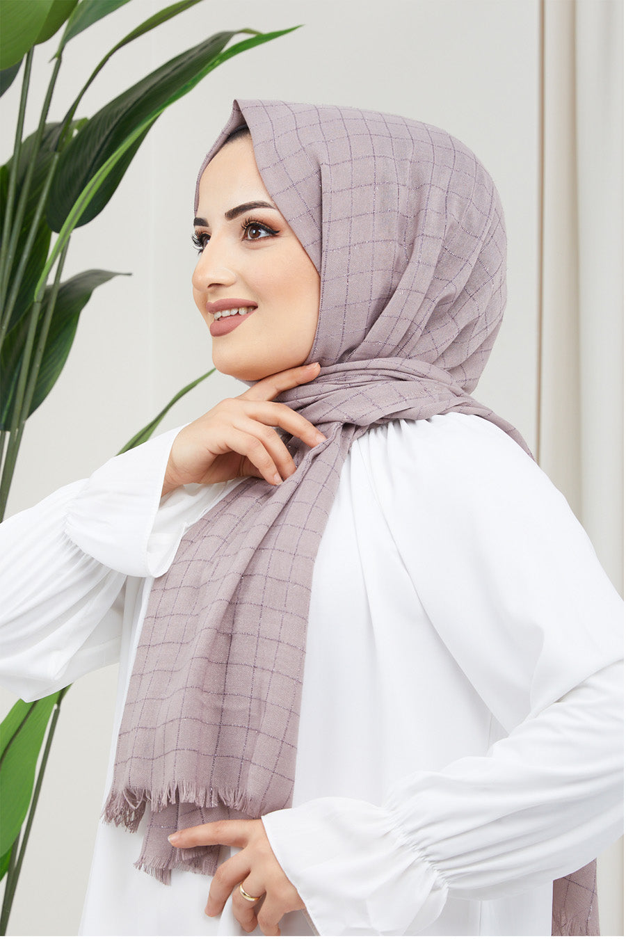 Small Squares Turkish Hijab +