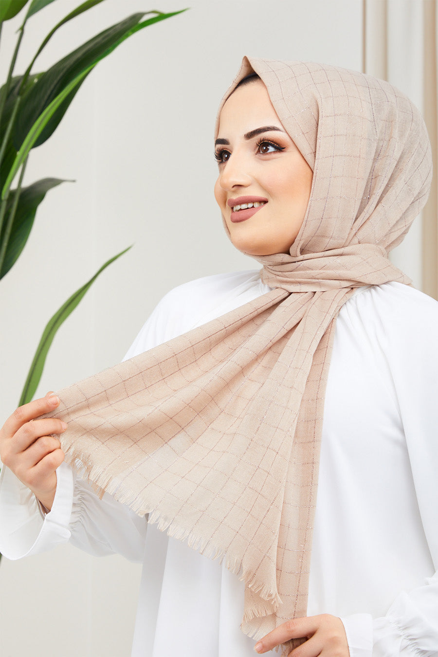 Small Squares Turkish Hijab +
