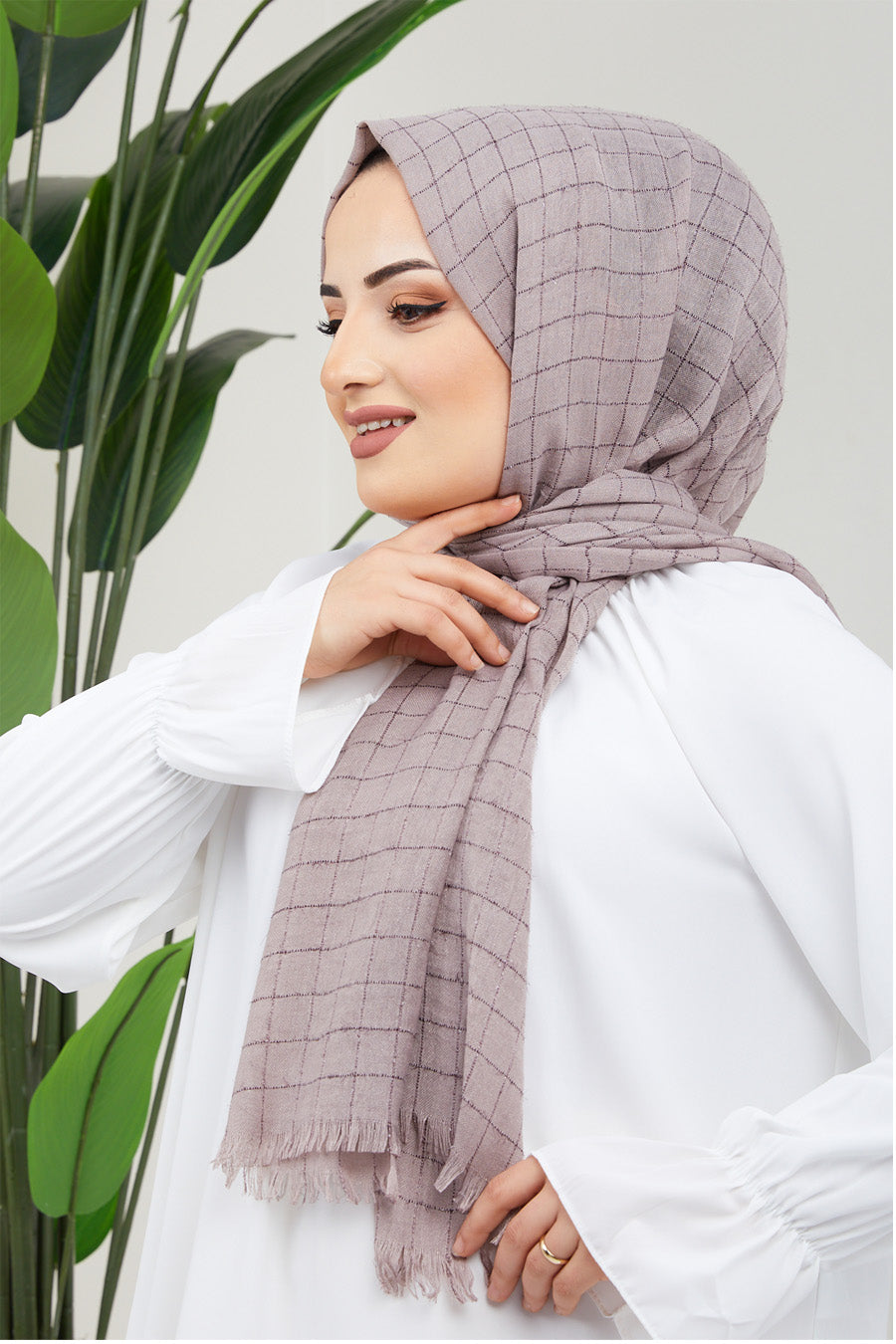 Small Squares Turkish Hijab +