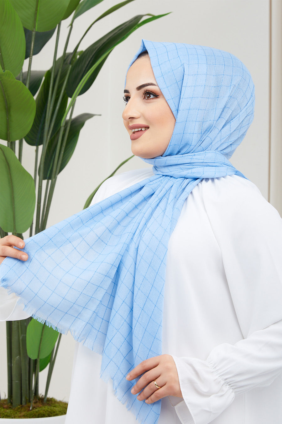 Small Squares Turkish Hijab +