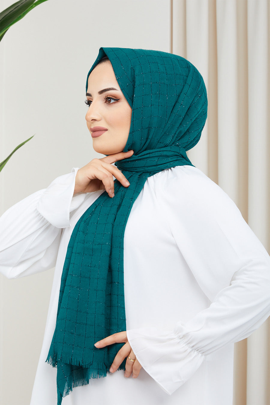 Small Squares Turkish Hijab +