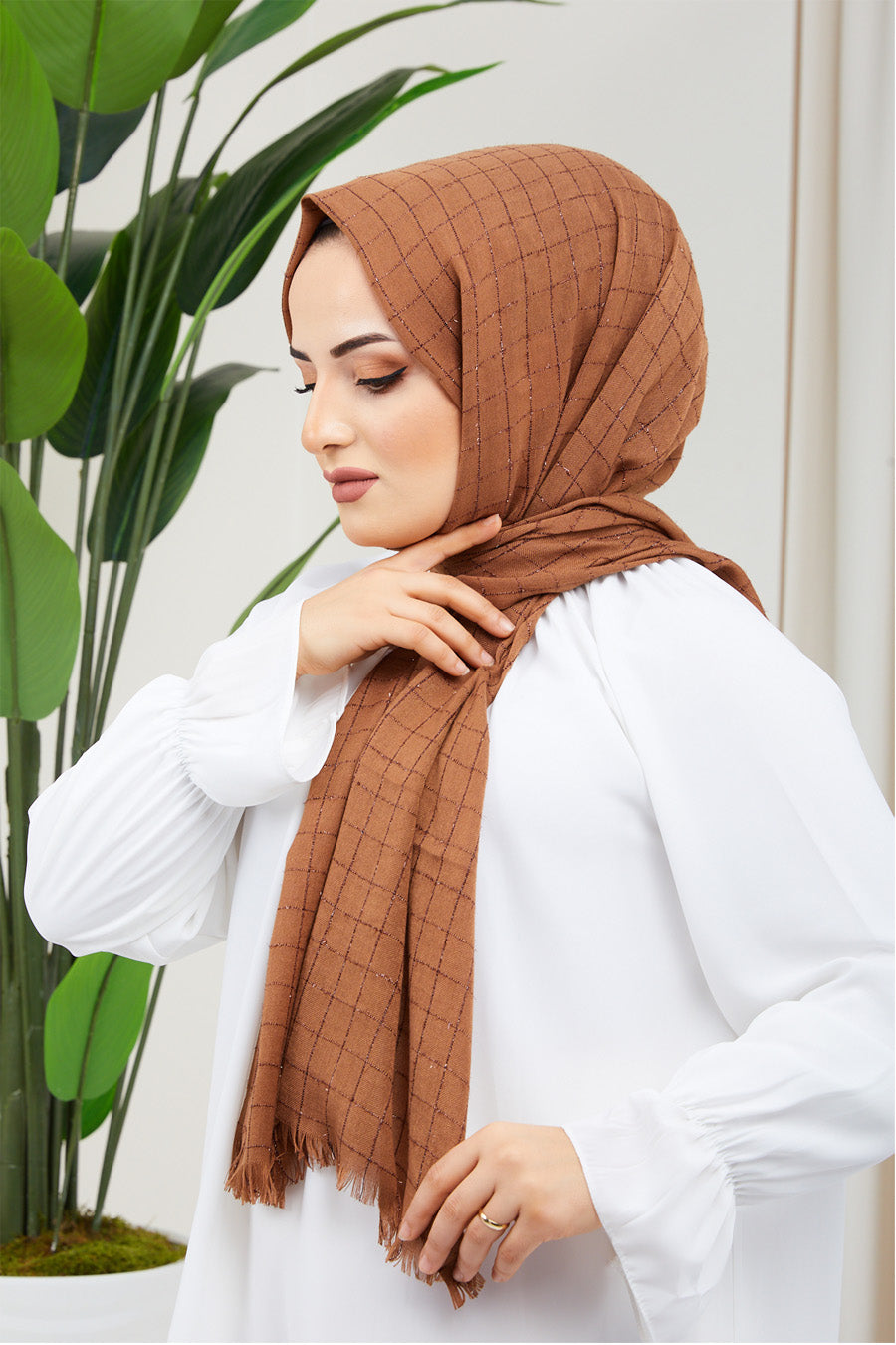 Small Squares Turkish Hijab +