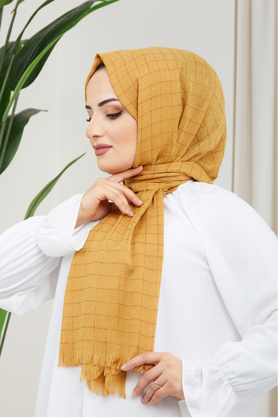 Small Squares Turkish Hijab +