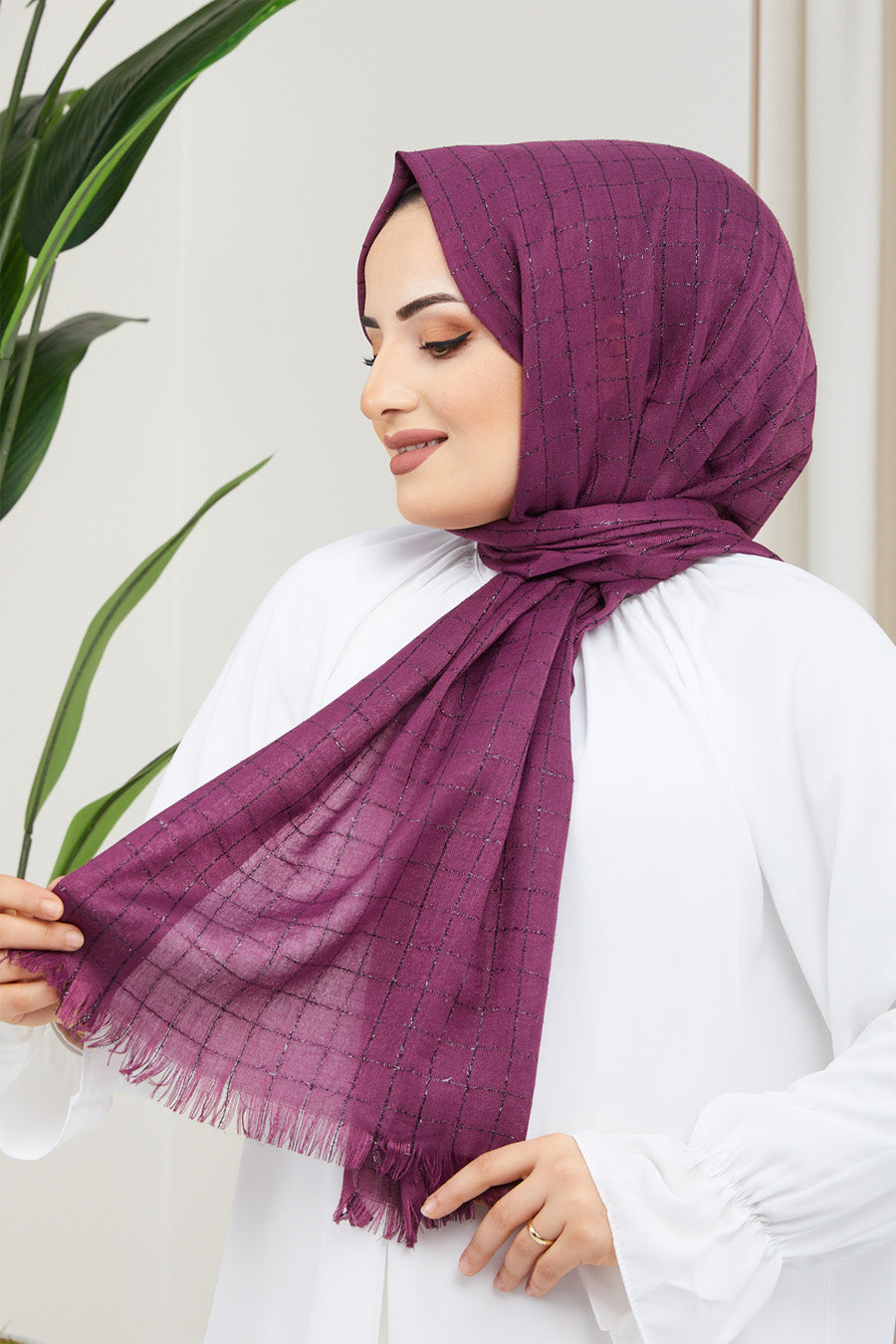 Small Squares Turkish Hijab +