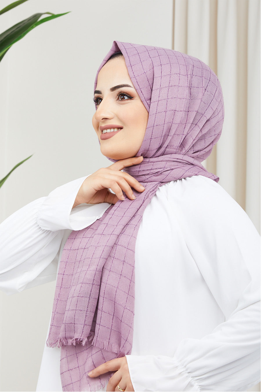 Small Squares Turkish Hijab +