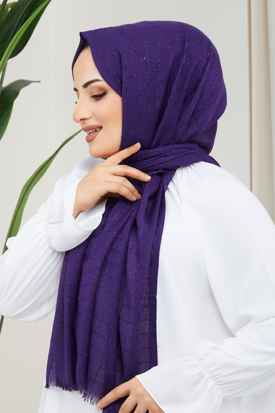 Small Squares Turkish Hijab +