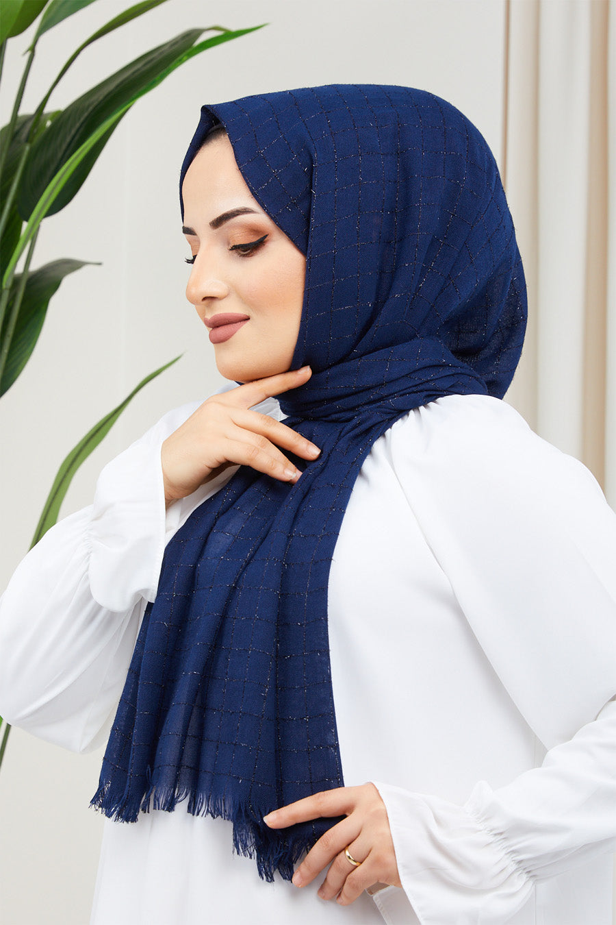 Small Squares Turkish Hijab +