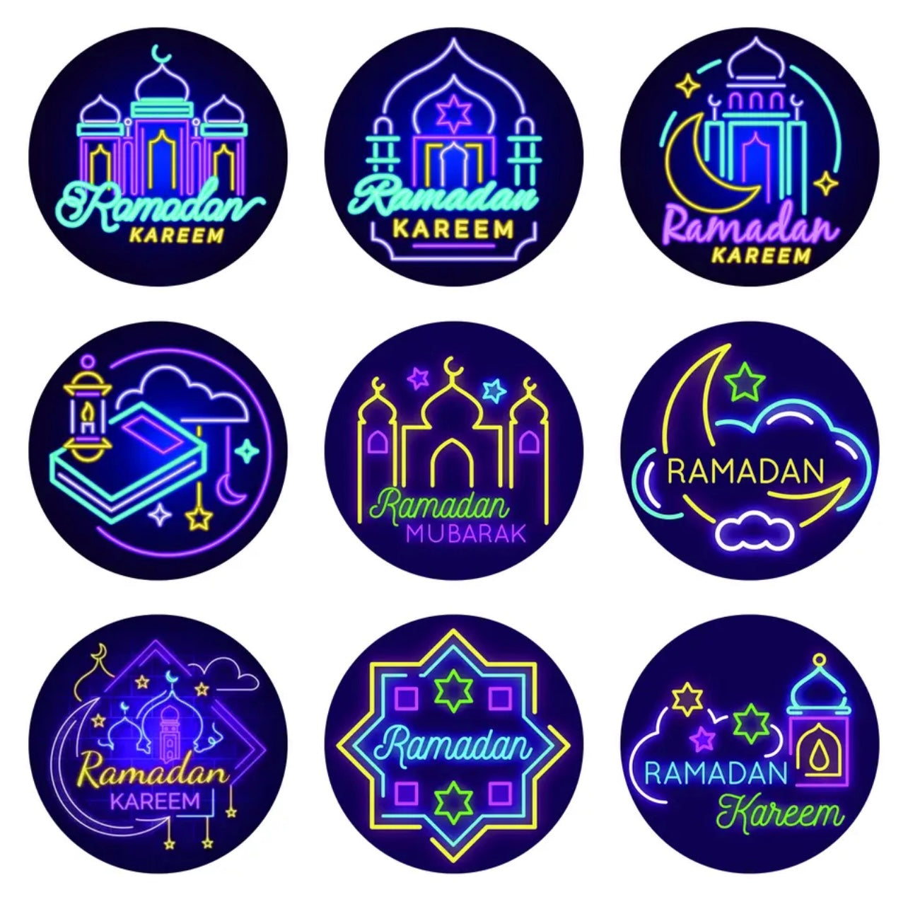 Ramadan Kareem Stickers - Chaddors