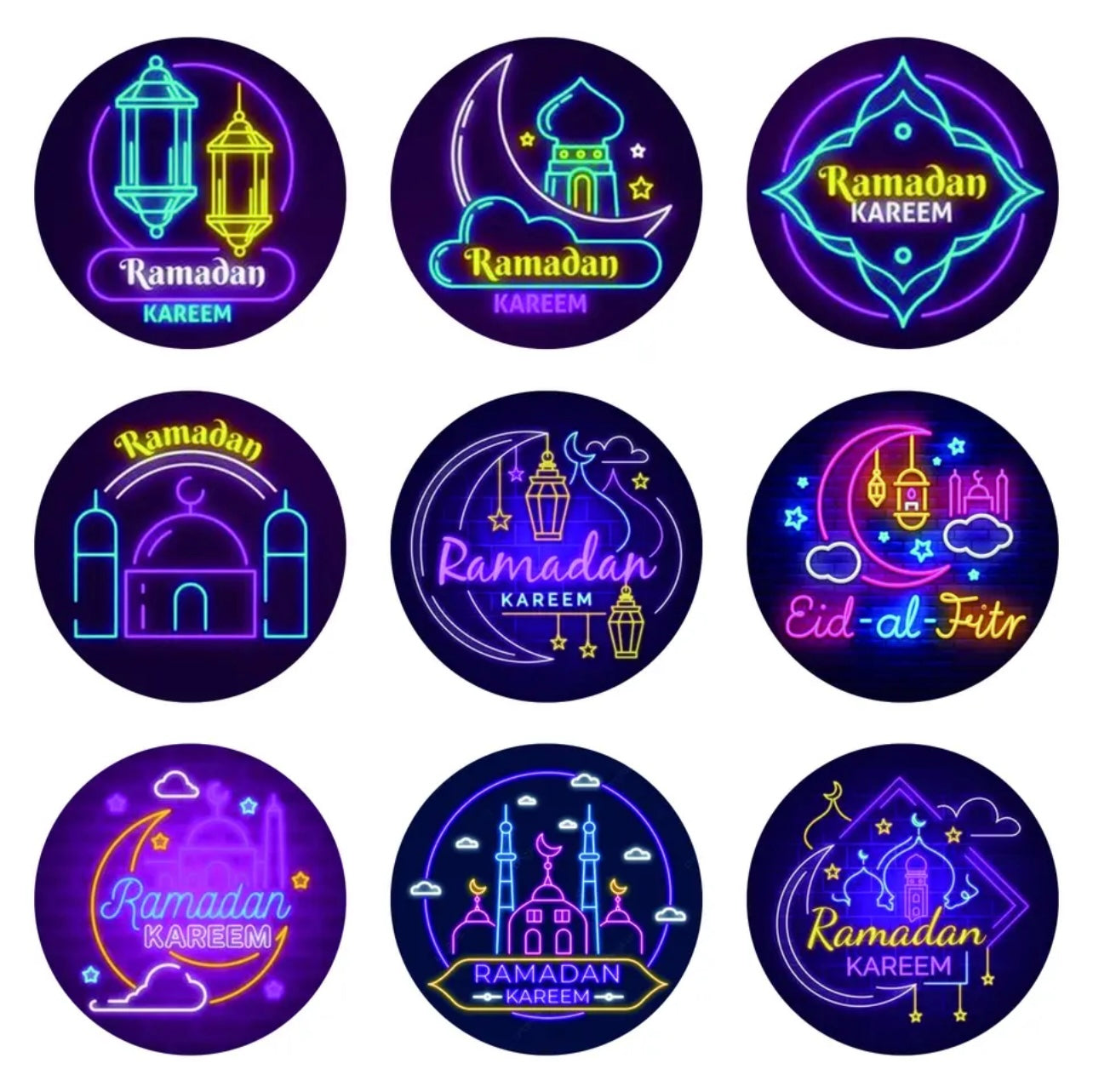 Ramadan Kareem Stickers - Chaddors