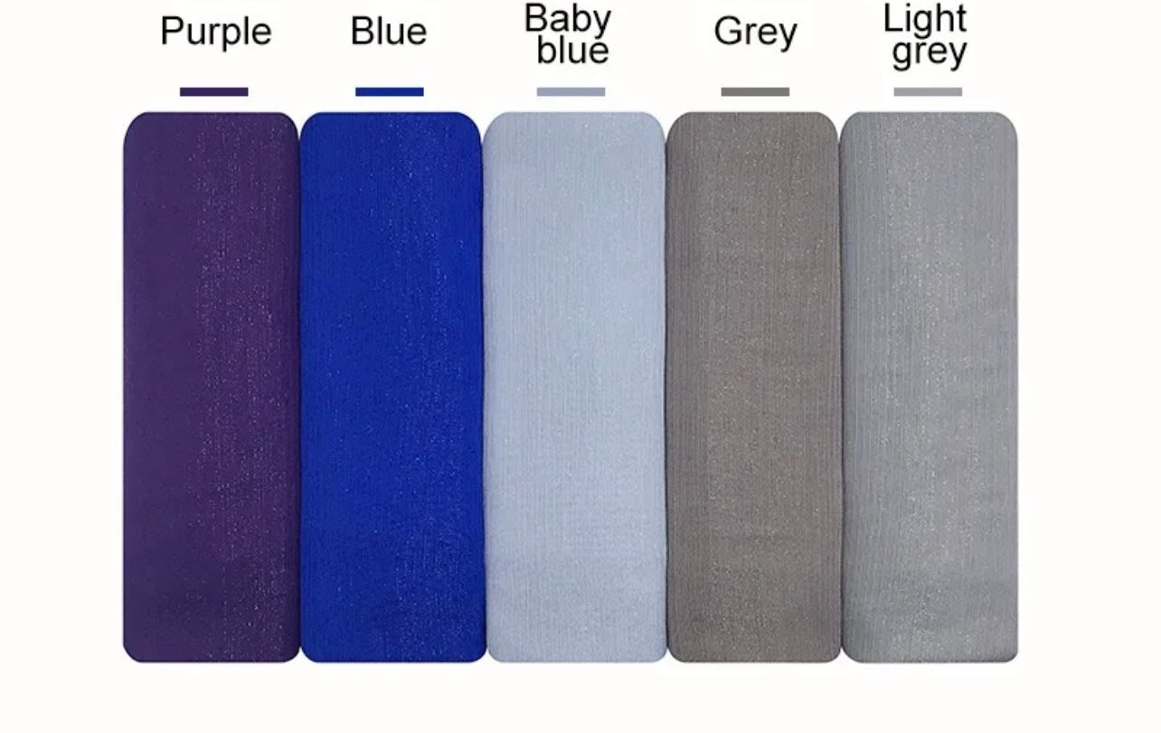 Crinkle Glitter Chiffon Hijabs + - Chaddors