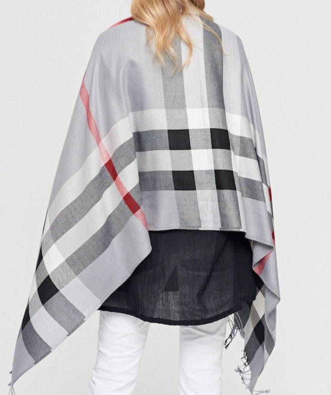 Gray Burbs Scarf