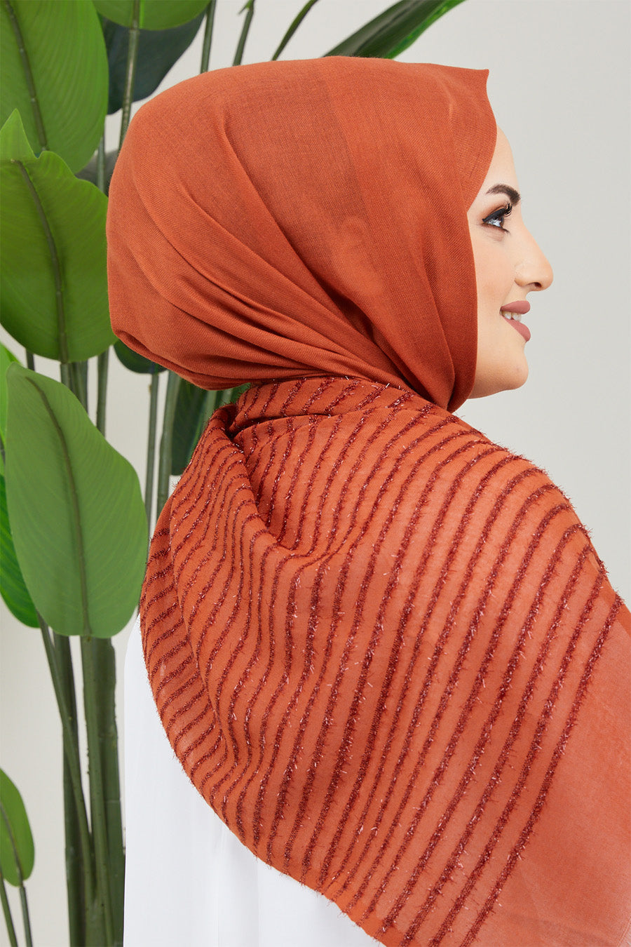 Glitter Lines Turkish Hijab +