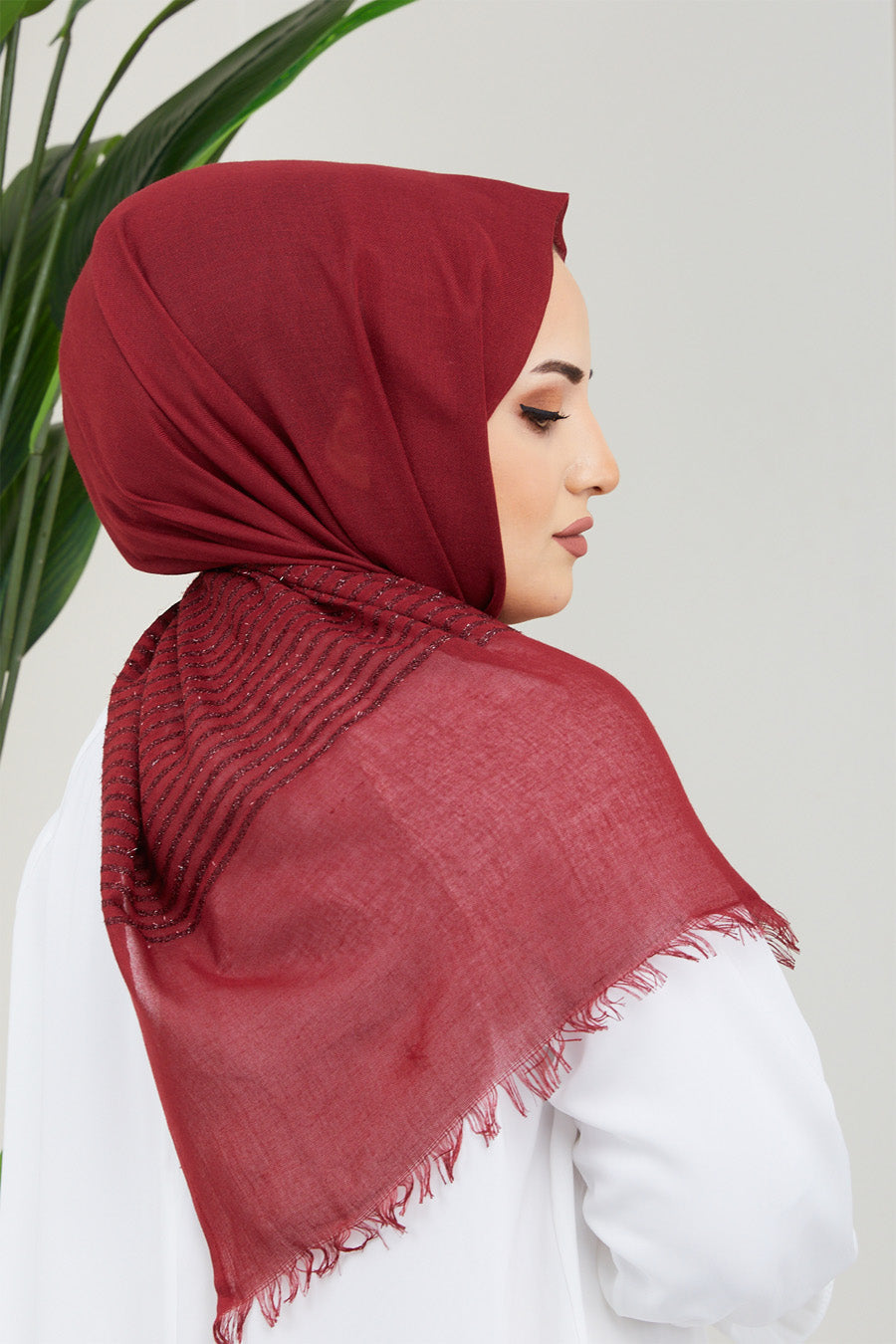 Glitter Lines Turkish Hijab +