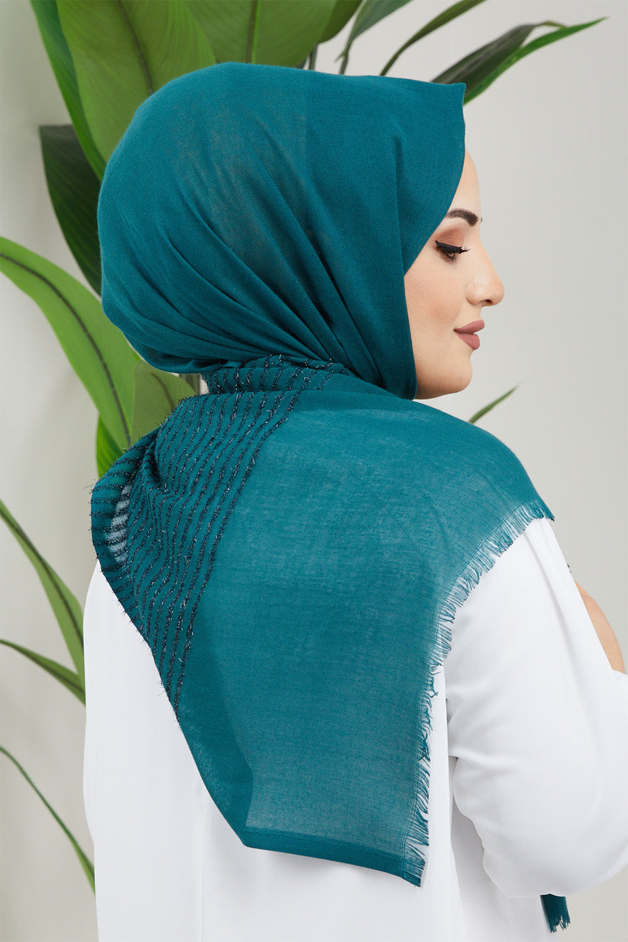 Glitter Lines Turkish Hijab +