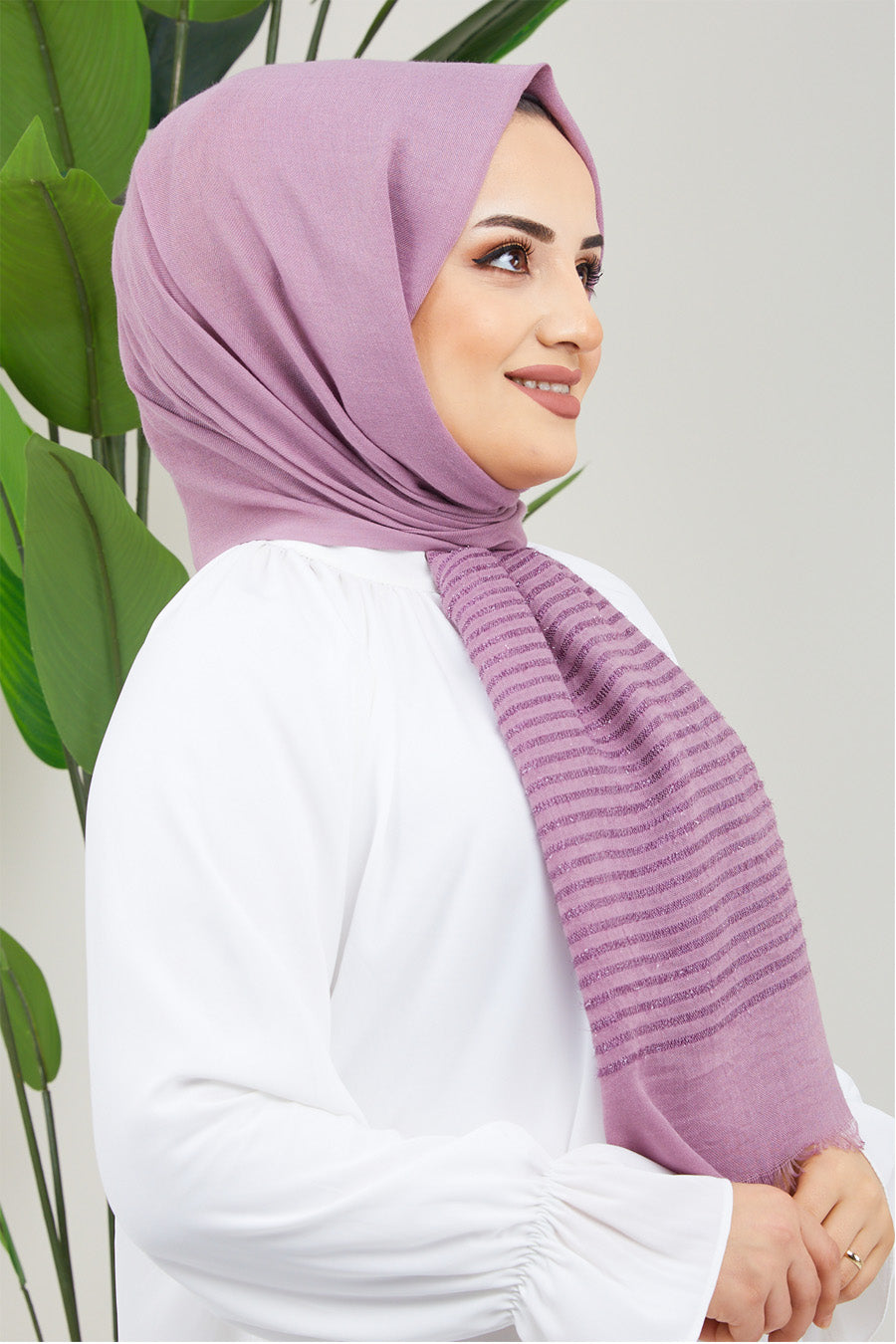 Glitter Lines Turkish Hijab +
