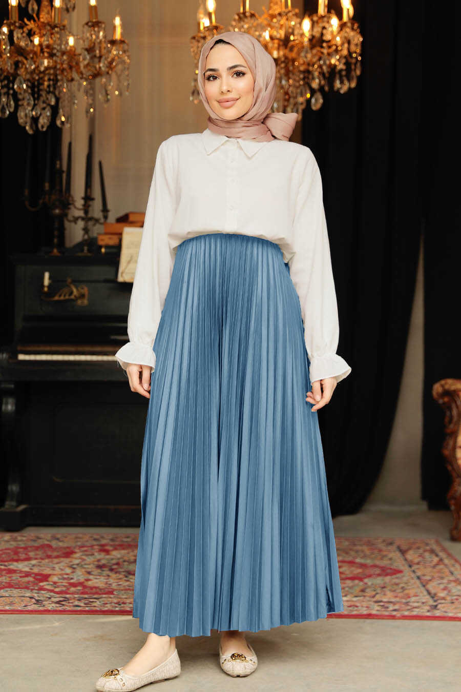 Light Blue Modest Skirts – Chaddors