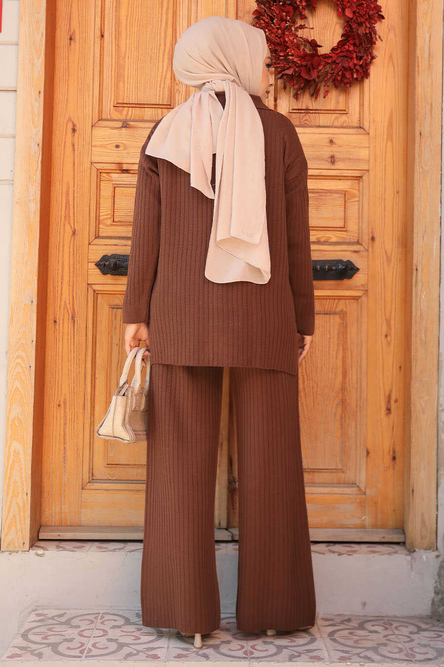 Front Open Knit Co-ord +