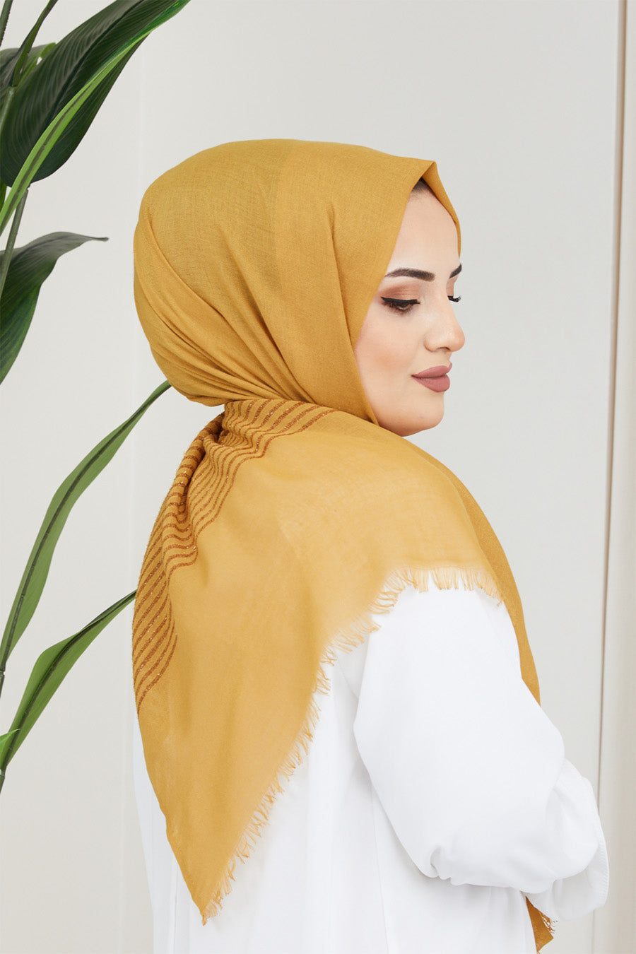 Glitter Lines Turkish Hijab +