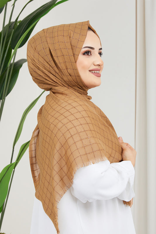 Small Squares Turkish Hijab +
