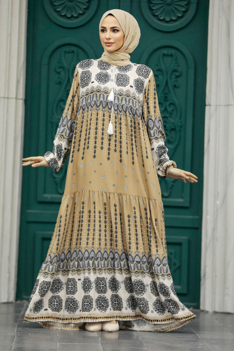 Beige Summer Dress