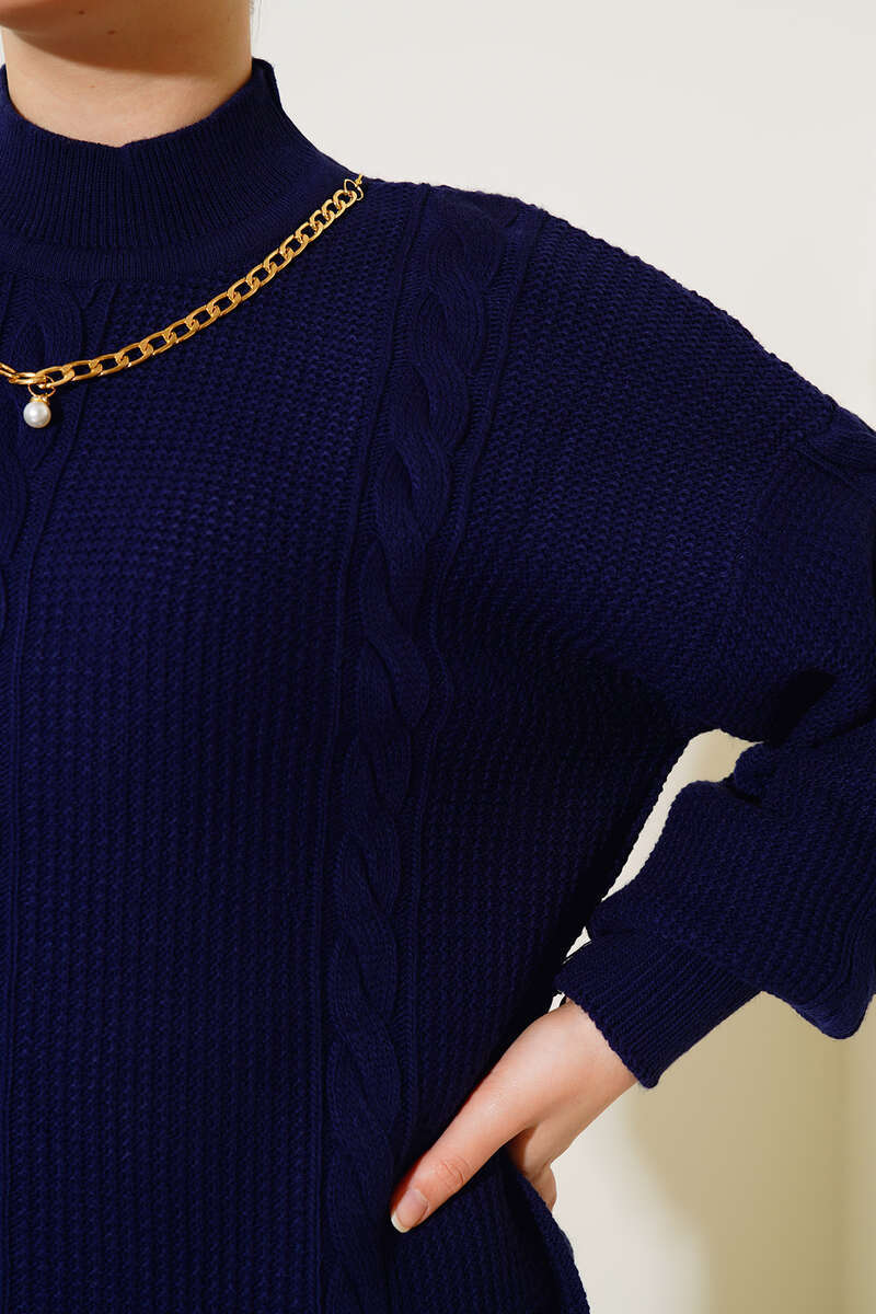 Navy Cable Knit Co-ord - Chaddors