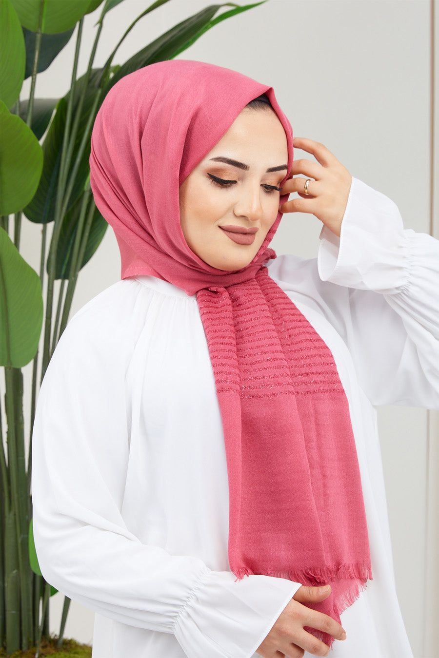Glitter Lines Turkish Hijab +