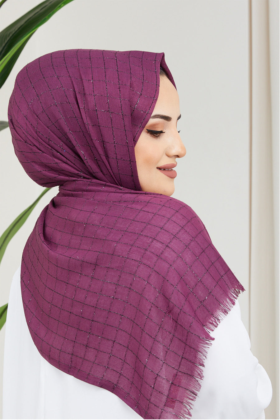 Small Squares Turkish Hijab +