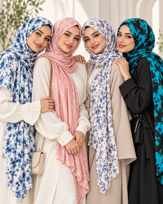 Printed Jersey Hijabs - Chaddors