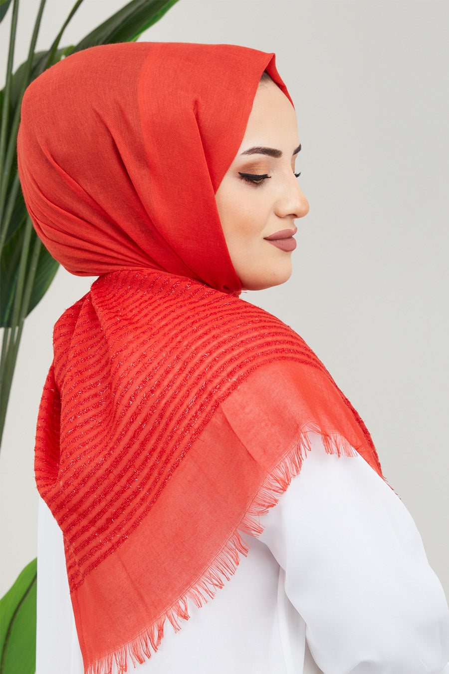 Glitter Lines Turkish Hijab +