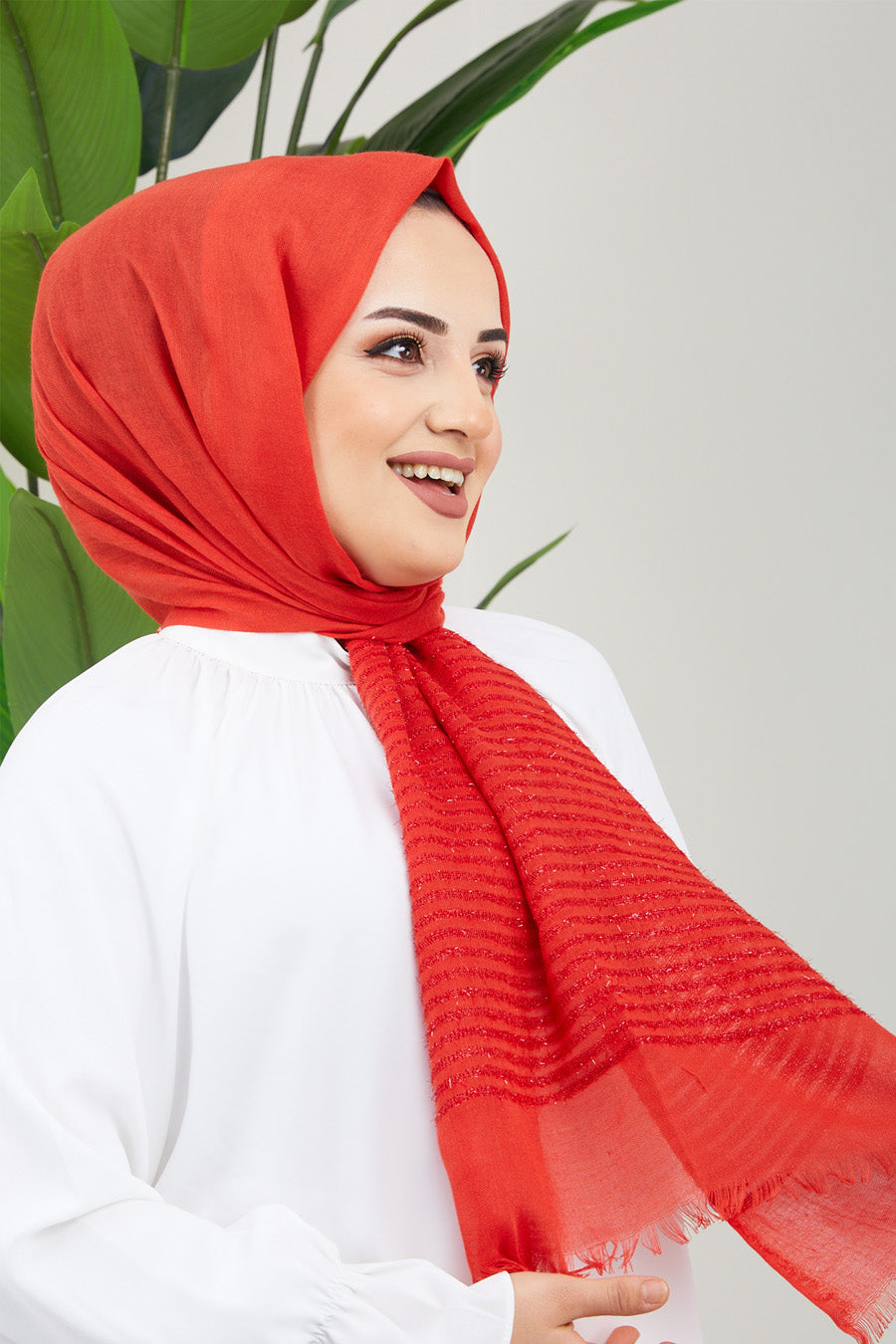 Glitter Lines Turkish Hijab +