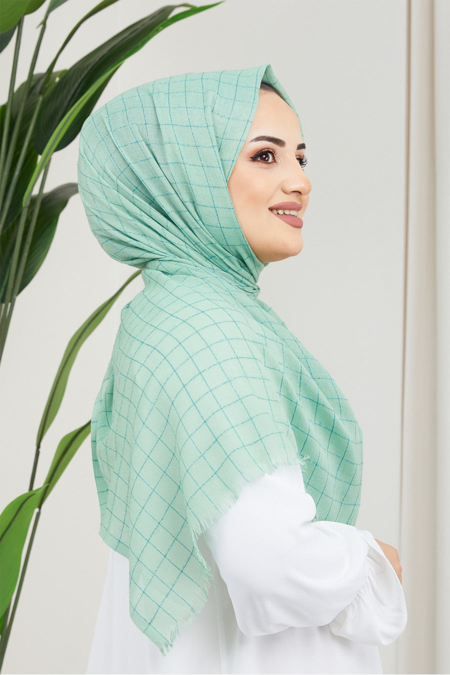 Small Squares Turkish Hijab +