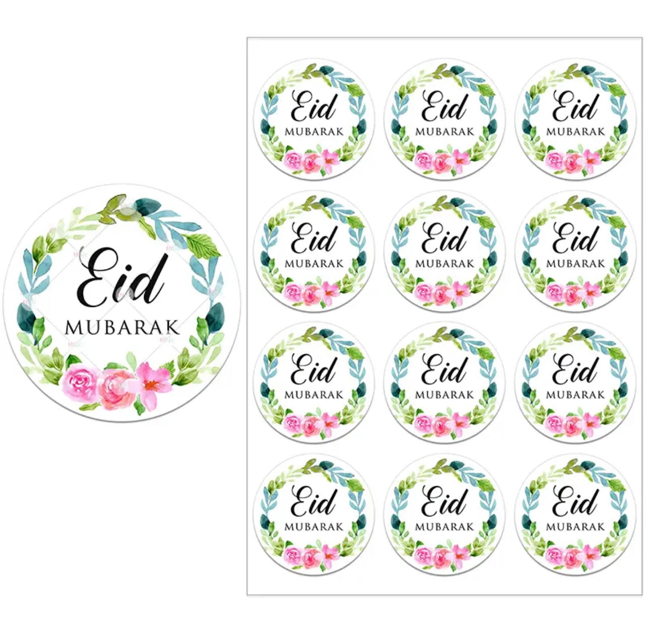 New Eid Mubarak Sticker Sheet