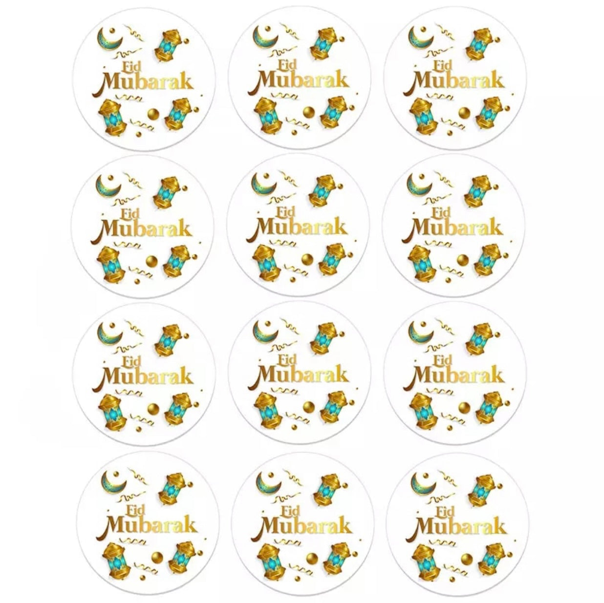 New Eid Mubarak Sticker Sheet