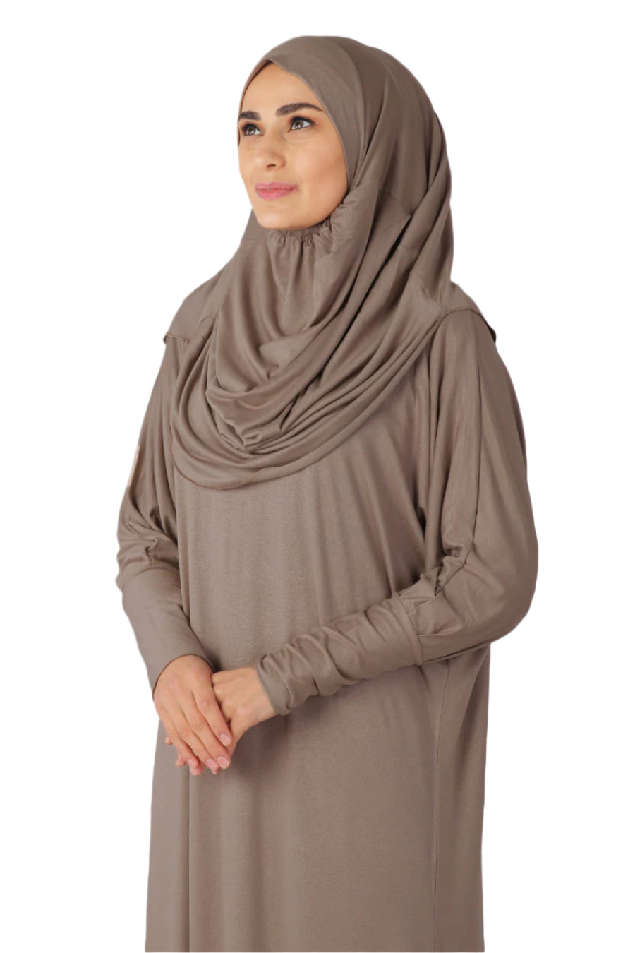 Beige Turkish Prayer Dress