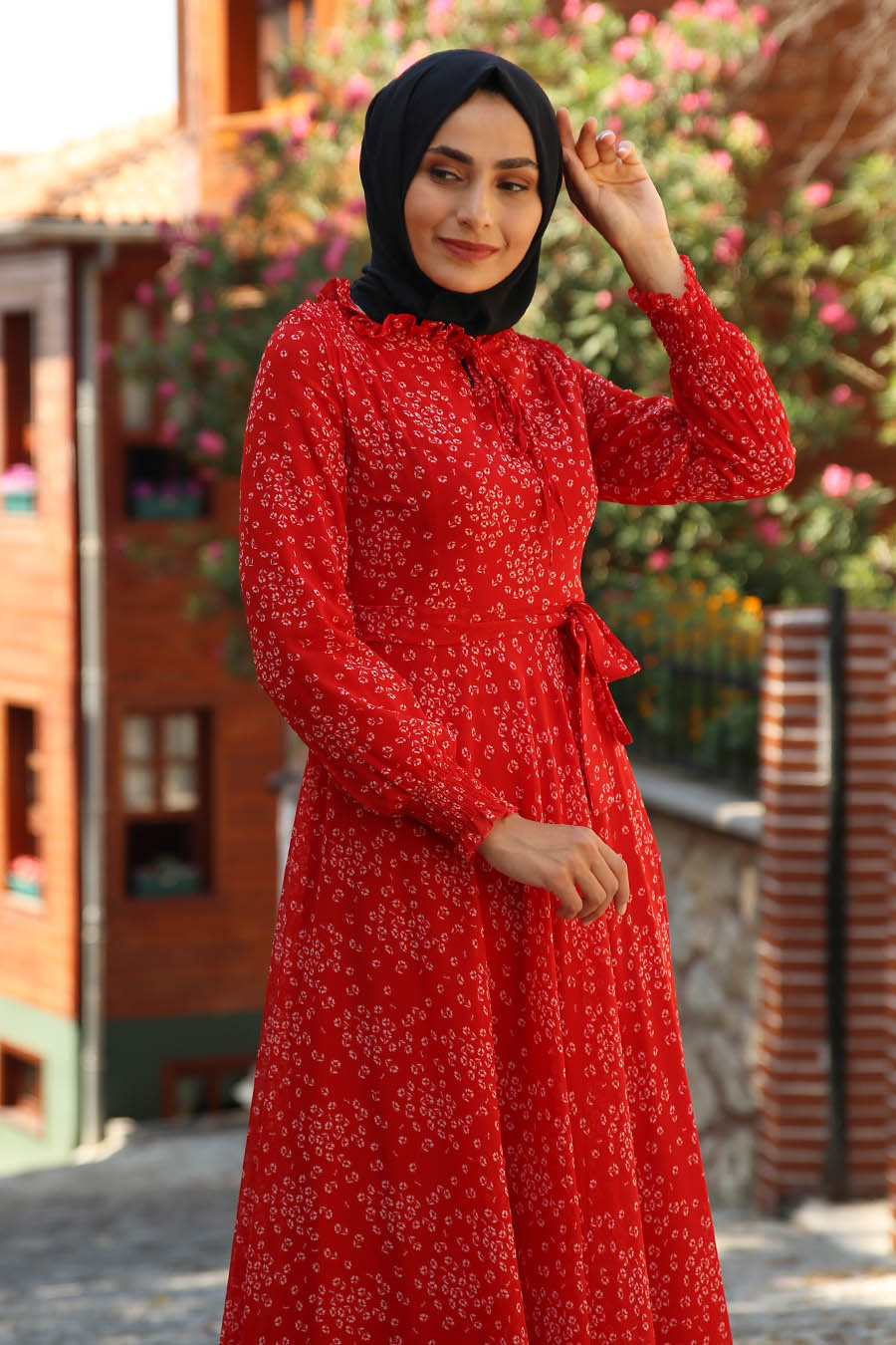 Red Poppy Turkish Dress