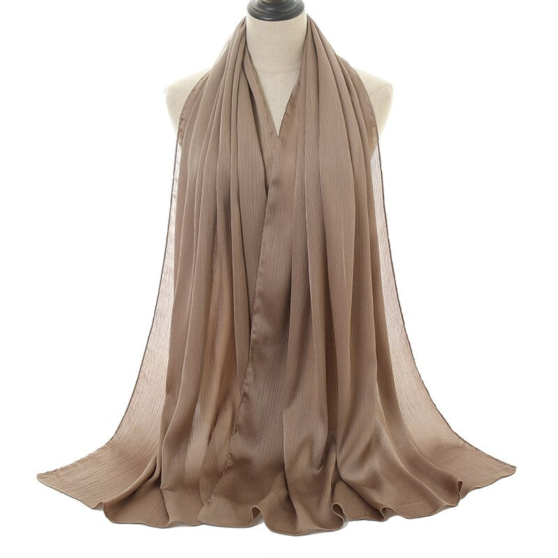 Silk Chiffon Crinkle - Chaddors