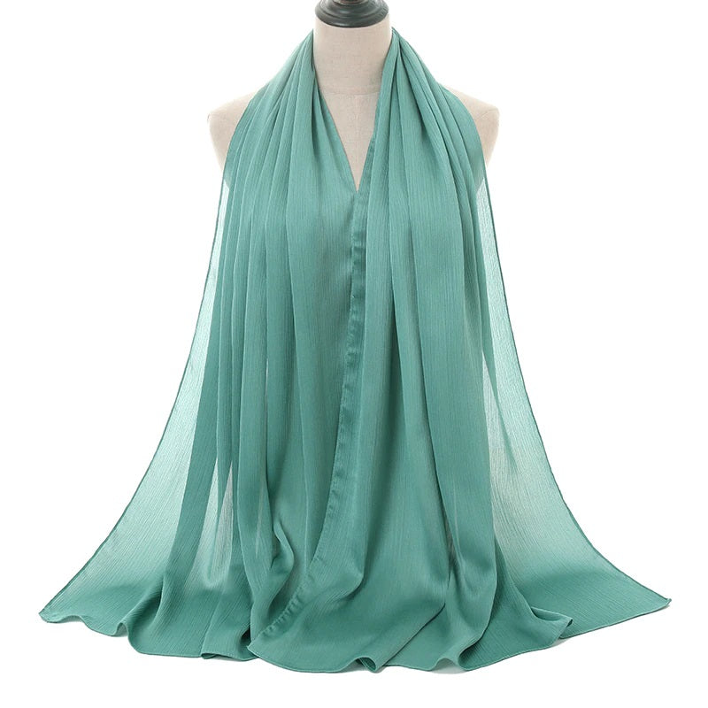Silk Chiffon Crinkle - Chaddors