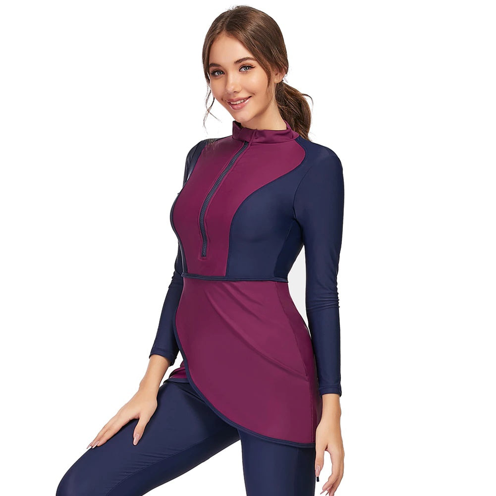 Navy and Pink Burkini